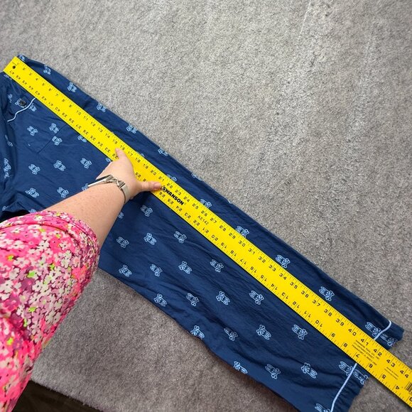 Psycho Bunny Pajama Bottoms Men M Blue All Over Print AOP 31" - Picture 11 of 16